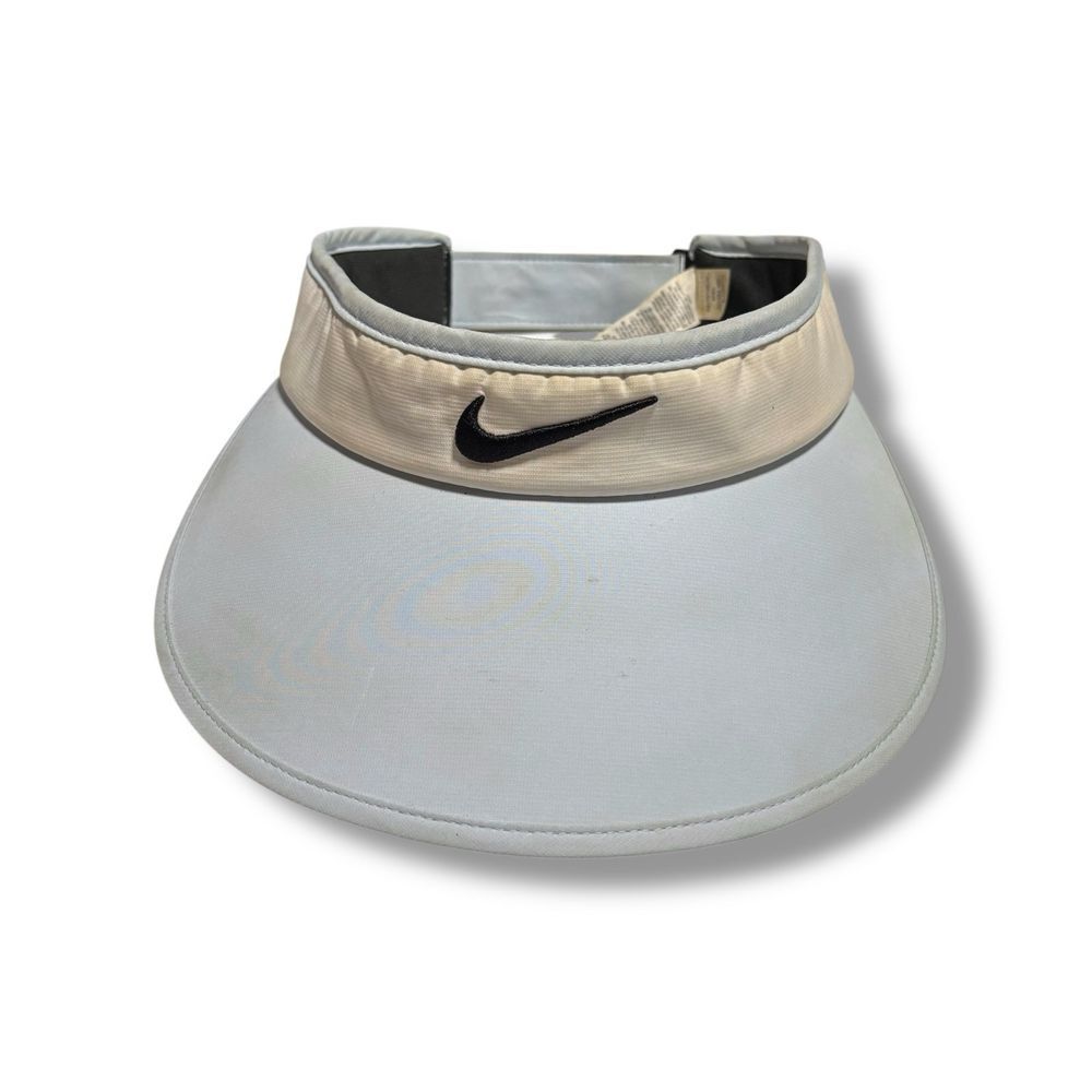 Nike Women's Lightweight Sport Golf Tennis Visor Hat Blue White OSFM‎ Adjustable